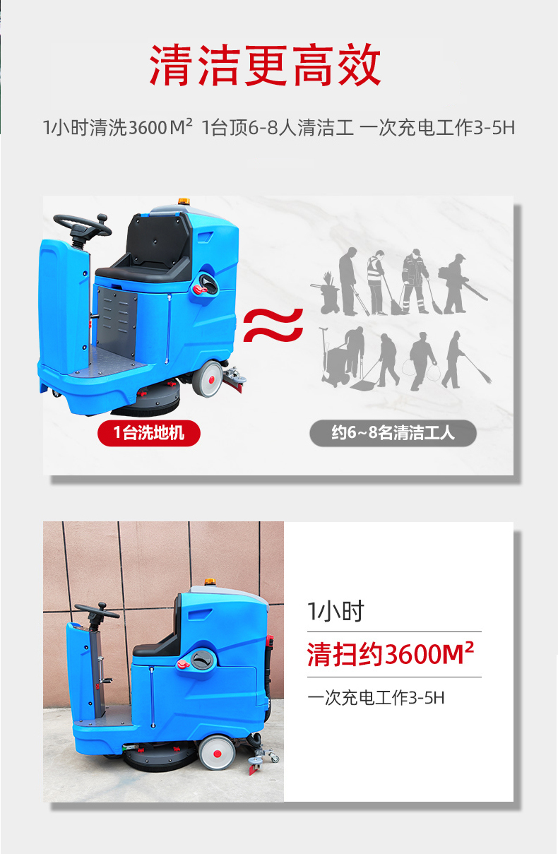珠海驾驶式洗地机更适合用在高铁站